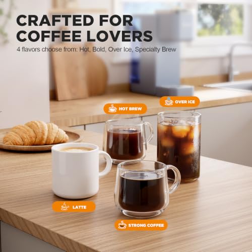 Single Serve Coffee Maker with Built