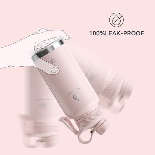 32oz Stainless Steel Insulated Bottle with 2 Leak