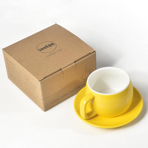 Porcelain Coffee Cup with Saucer 270ml (10.99 Count)