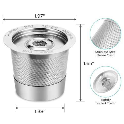 CASKF02 Reusable K Cup Filters (2 Count)