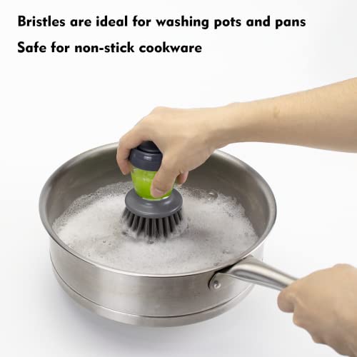 Dish Brush with Soap Dispenser (2 Count)