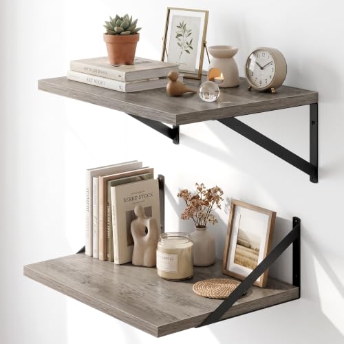 Wall Mounted Floating Shelves Set of 2 (2 Count)