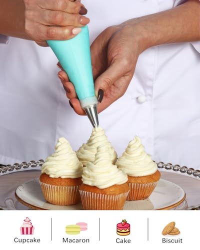 176PCS Piping Bags and Tips Set (176 Count)
