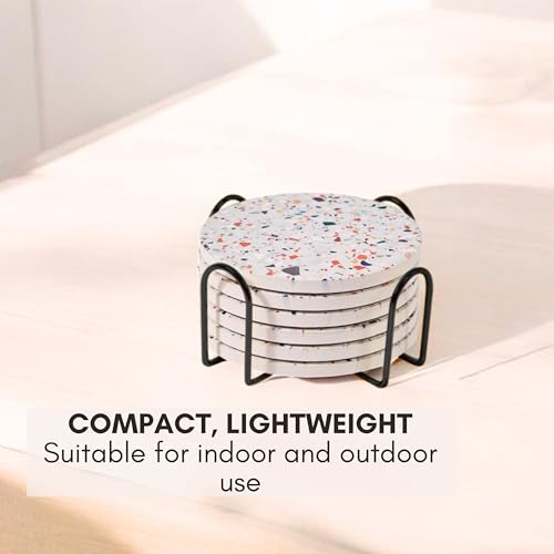 Terrazzo Coasters Set of 6 (6 Count)