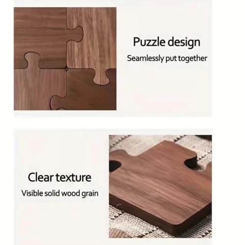 Wood Coasters Table Walnut Coaster Set of 4 Wooden Coaster Set (4 Count)