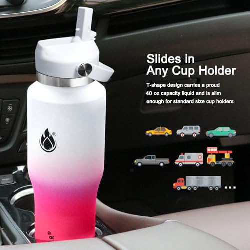 40oz Stainless Steel Water Bottle