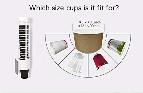 Large Disposable Cup Holder Wall Mounted