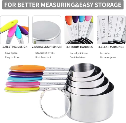 Nesting Measuring Cups and Spoons Set