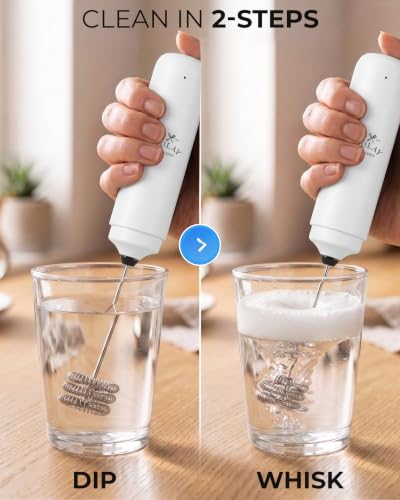 Rechargeable Milk Frother Handheld