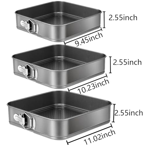 Springform Cake Pan Set of 3
