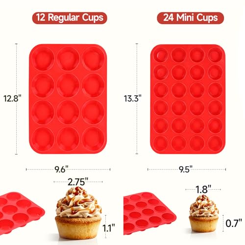 Silicone Muffin Pan (2 Count)