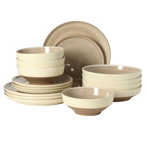 Octavia Place 16 Piece Stoneware Dinnerware Set