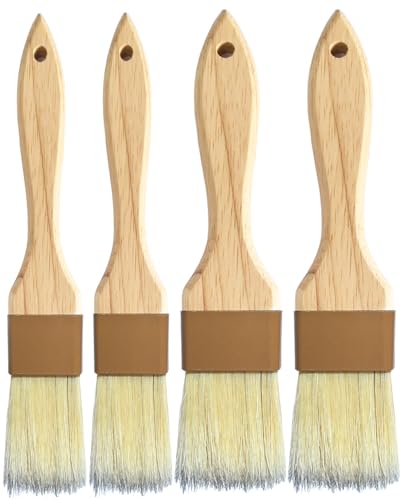 Natural Bristle Basting & Pastry Brush Set