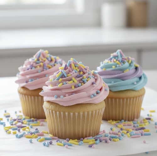 Pastel Rainbow Sprinkles (3 Ounce)