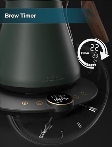Gooseneck Electric Kettle with ±1℉ Temperature Control 0.9 Liter