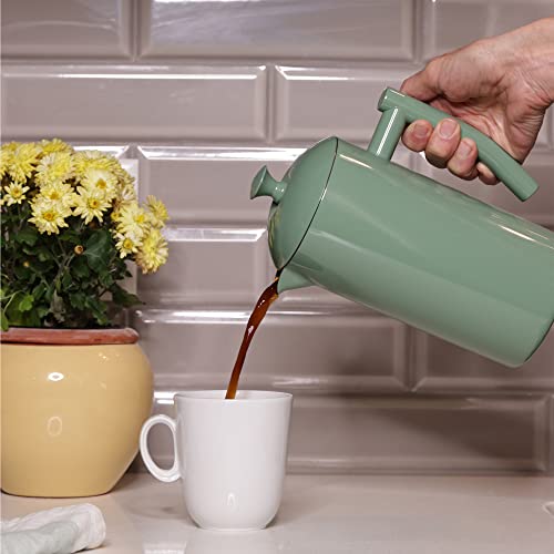 Double Walled Stainless Steel French Press Coffee Maker