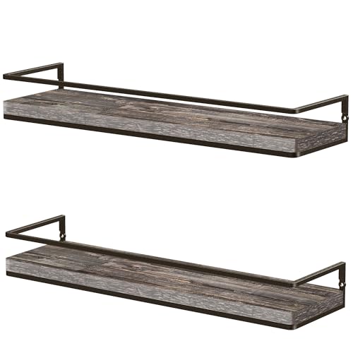 Floating Shelves Wall Mounted Set of 2
