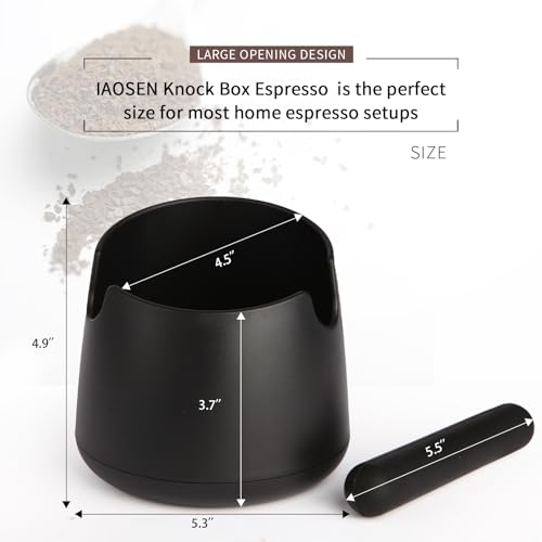 Knock Box Large Capacity Design Espresso Knock Box Shock