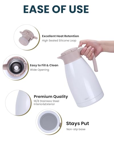 2.2L 74Oz Thermal Coffee Carafe