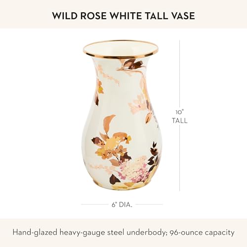 Enamel Tall Vase