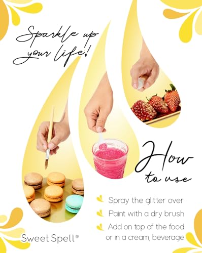 Gold Edible Glitter for Drinks