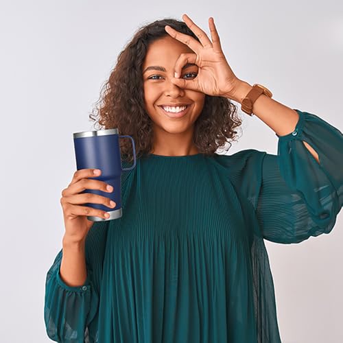 20 oz Tumbler Bulk with Handle Lid and Straw (6 Count)