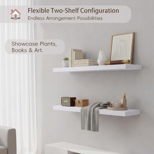 Floating Wall Shelves (2 Count)