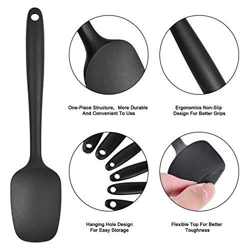 Silicone Spatula Set Food Heat Resistant Kitchen Rubber