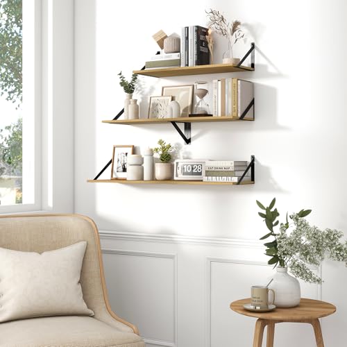Deep Floating Shelves for Wall