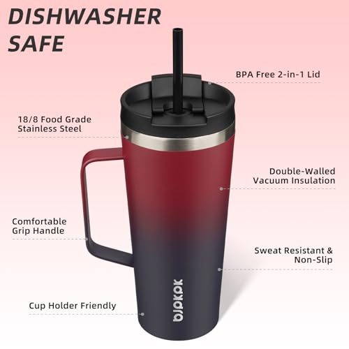 22oz Insulated Tumbler with Handle
