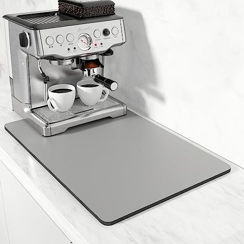 Coffee Mat 16" x 24" Coffee Bar Mats for Espresso Machine Station Accessories and Organizer