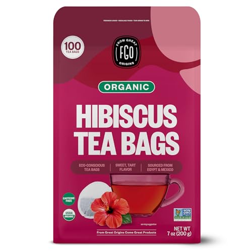 Organic Hibiscus Tea (100 Count)