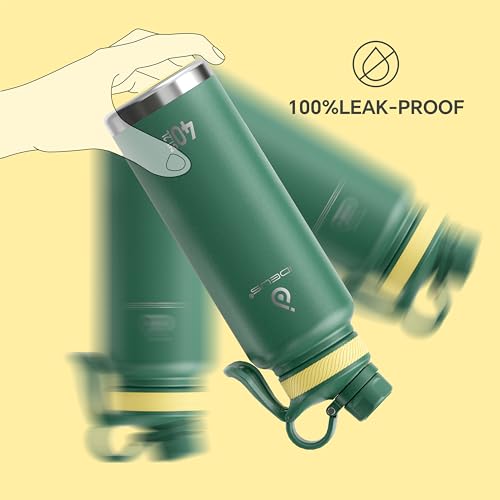 Insulated Stainless Steel Water Bottle with 2 Leak
