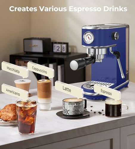 20 Bar Espresso Machine with Milk Frother