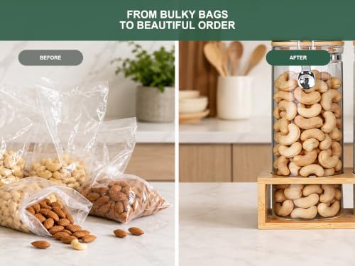 KKC Nut Storage Containers with and Scoops (5 Count)