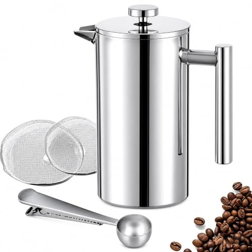 12 oz 350 ml Stainless Steel French Press Coffee Maker