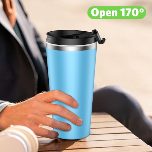 Insulated Coffee Mug with Ceramic Coating