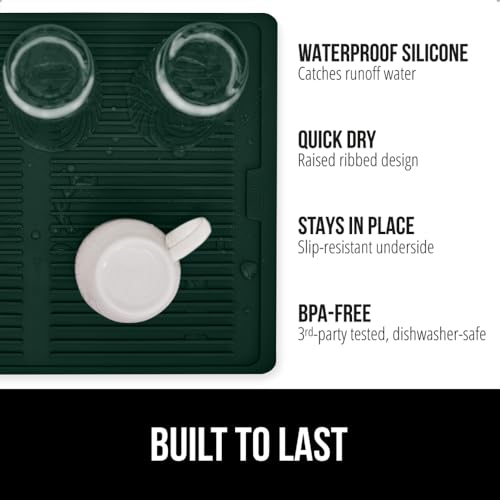 Patented BPA Free Silicone Dish Drying Mat