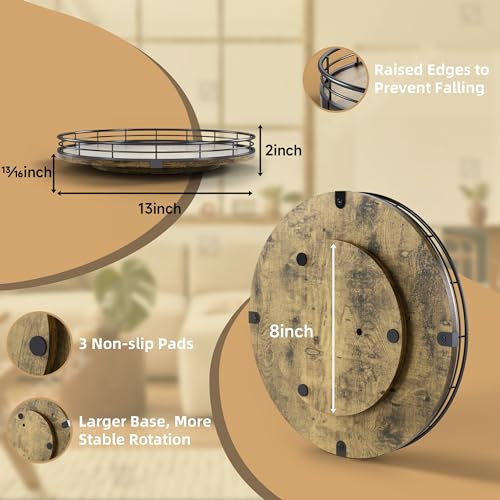 Lazy Susan Turntable Organizer for Table Top