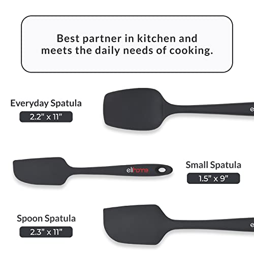 Chef Series 3 Piece Silicone Spatula Set (3 Count)