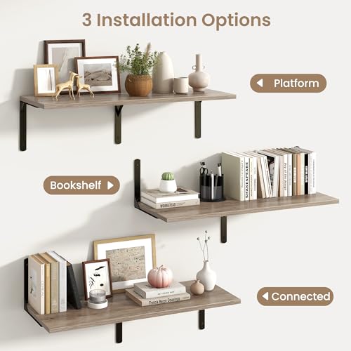 Floating Shelves for Wall (2 Count)