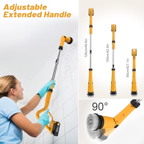 1500 RPM Electric Spin Scrubber with Two Batteries Q2 Pro
