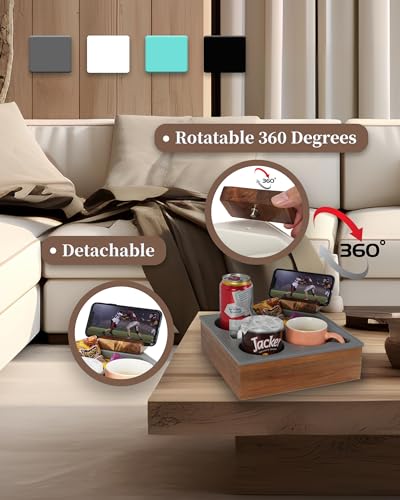 Couch Cup Holder Tray