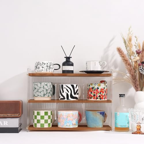 Coffee Mug Holder Wooden Cup Station Organizer 3