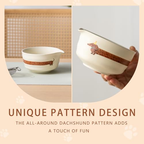 Matcha Set with Dog Pattern (5 Count)