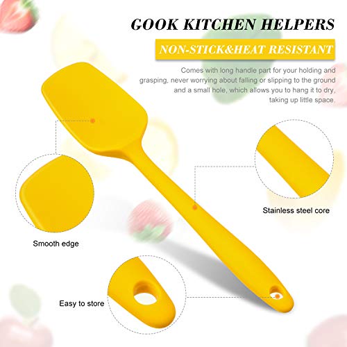 7 Pcs Small Silicone Spoonula Spatula (7 Count)
