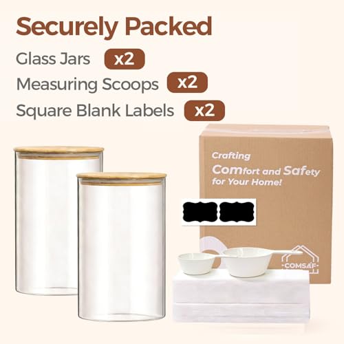 Flour Sugar Storage Containers 4 Qt (2 Count)