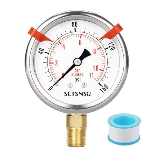 0 to 160 Psi Pressure Gauge