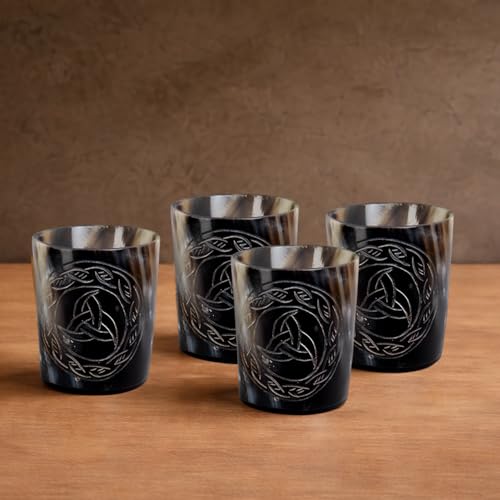 Viking Horn Shot Glasses Set of 4 (4 Count)