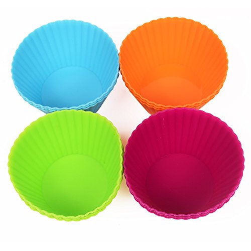 Jumbo Silicone Muffin Cups (12 Count)